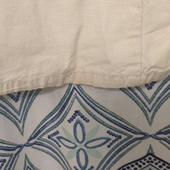 Mudd vintage 90s size 1 Juniors khaki light beige bell-bottom flare - Picture 6 of 6